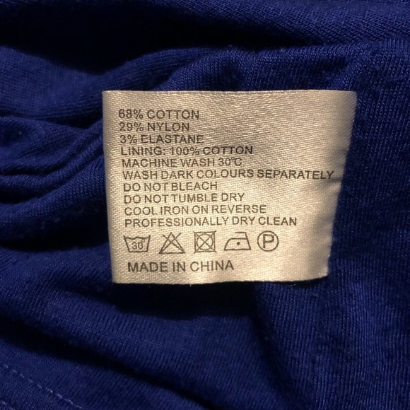 FEVER CITY Dress, Royal Blue, Sz 4 - Picture 8 of 8